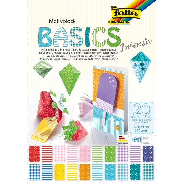 Motivblock Intensiv 24x34cm, 20 Blatt sortiert