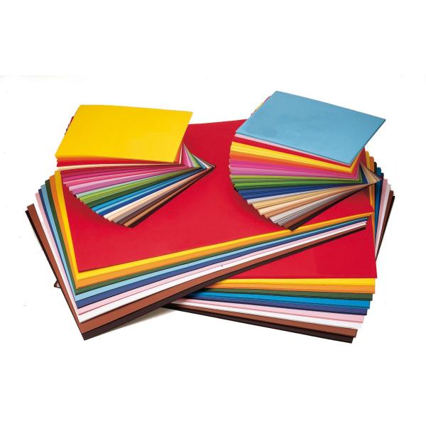 Fotokarton 300g/m2 regenbogen 50x70 cm, 1 Bogen mit EAN-Code