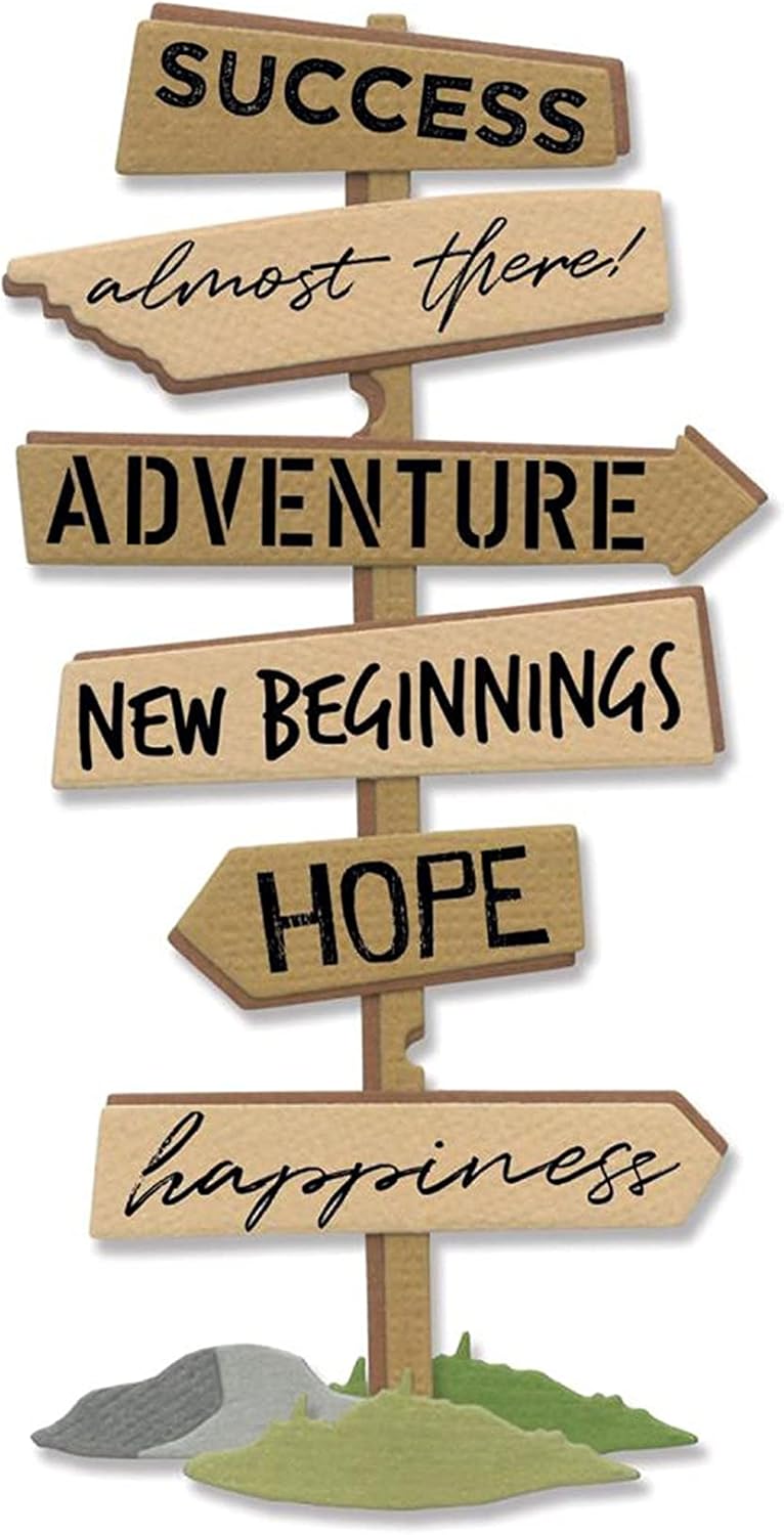 Jeu de matrices de découpe 9 pièces / 6 tampons Framelits - Signes de succès par Josh Griffiths