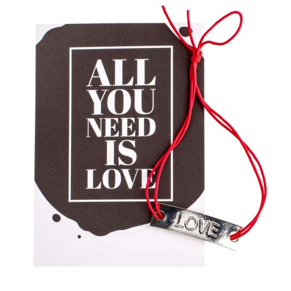 Freundschaftsband-Bastelset all you need is love