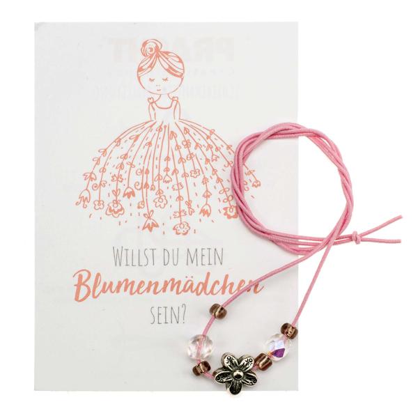Freundschaftsband-Bastelset Blumenmädchen