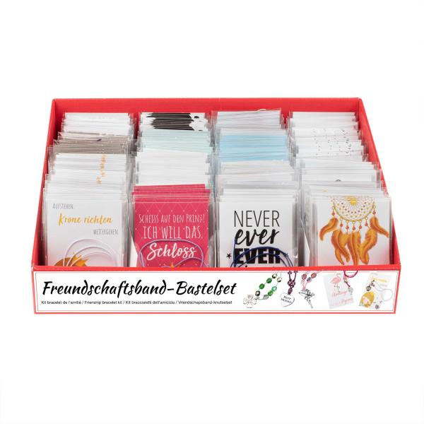 Freundschaftsband-Bastelset Display 160tlg., 31x25x10,5cm