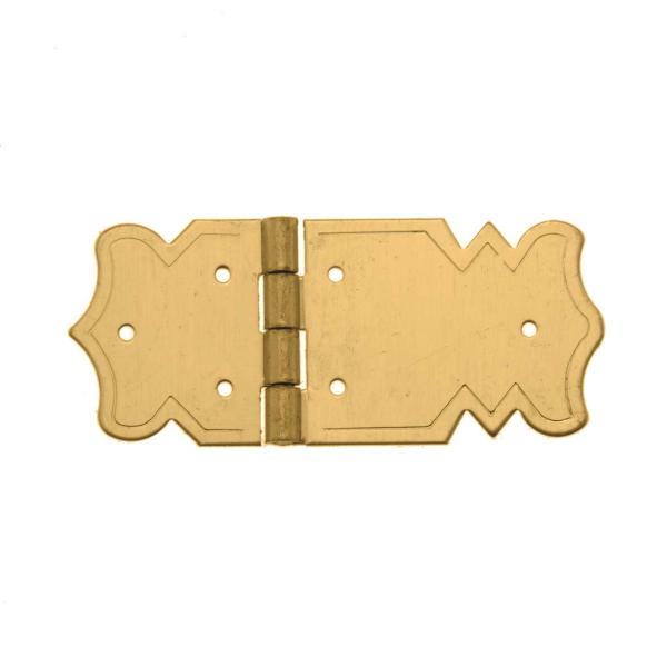 Zierschanier 47x20mm 2St nagelbar, goldfarben
