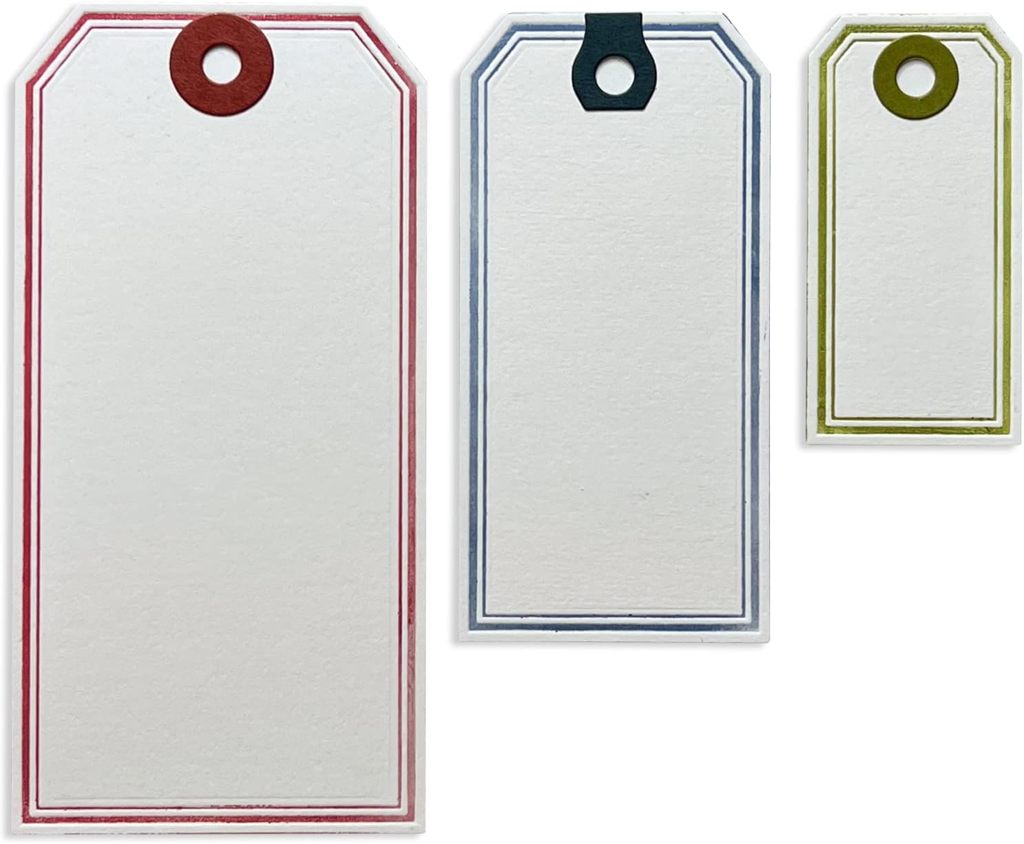 Thinlits Stanzset 6 Stück - Gerahmte Anhänger von Tim Holtz