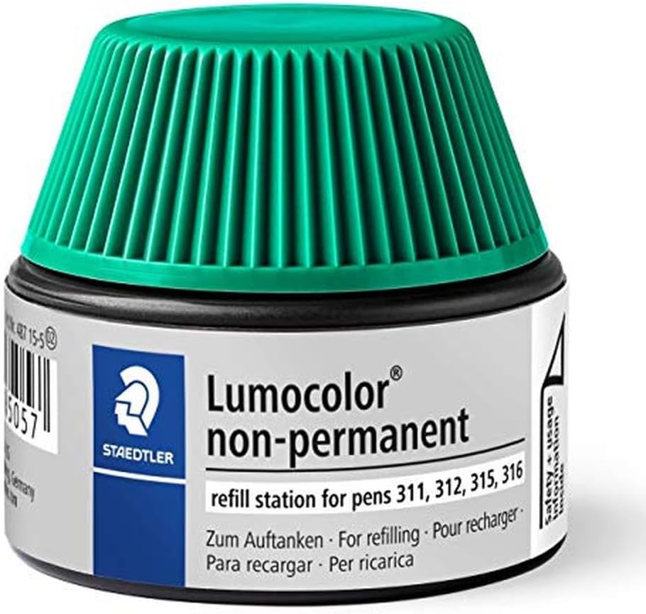 Lumocolor® non-permanent refill station 487 15 grün