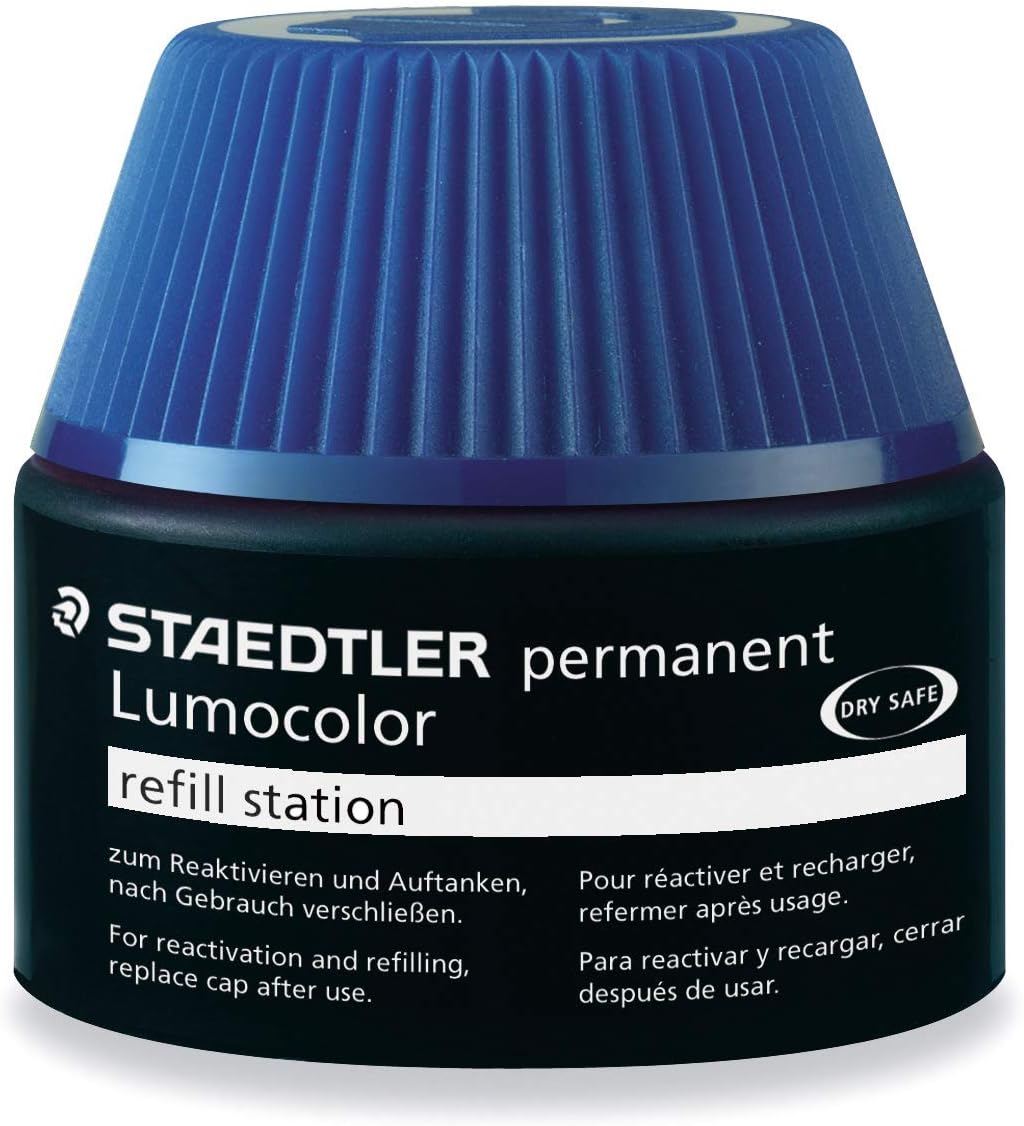 Lumocolor® permanent refill station 487 17 blau