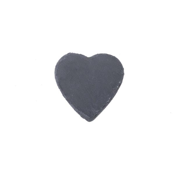 Schiefer Untersetzer, Herz 10x10x0,4cm