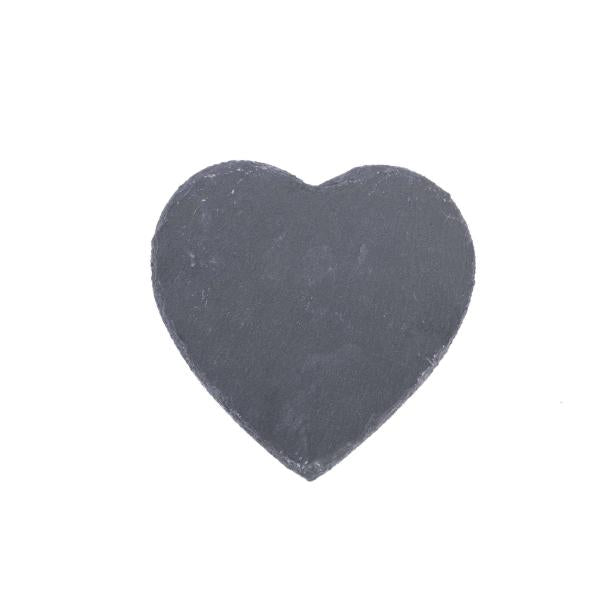 Schiefer Untersetzer, Herz 15x15x0,4cm