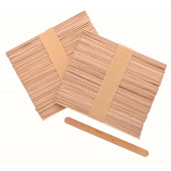 Bastelhölzer 10x114mm 100St natur, FSC Schima