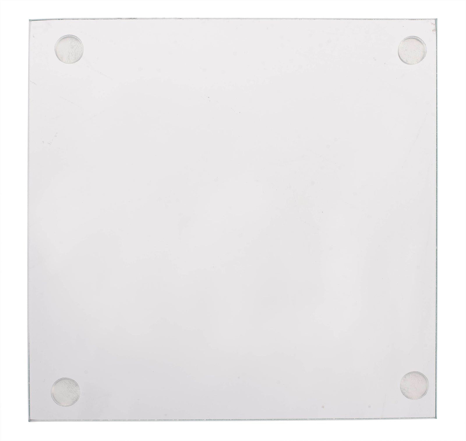 Glasuntersetzer eckig 150x150 mm, 4 Stück
