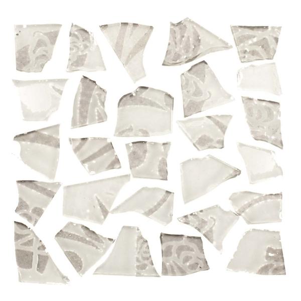 Retro-Mosaic 100g weiss/silber
