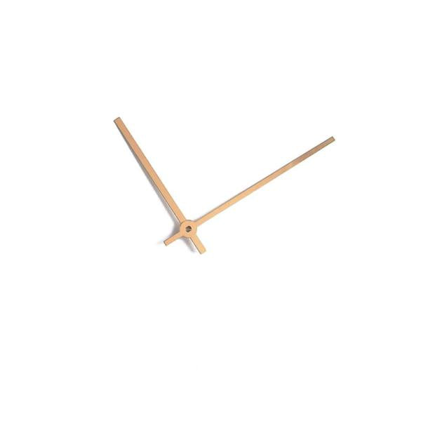 Uhrzeiger Alu gold eloxiert 53 / 39mm