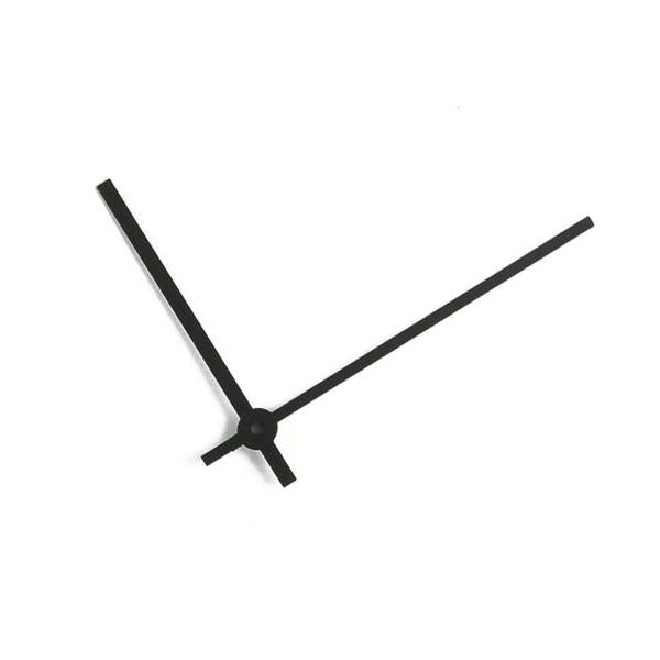 Uhrzeiger Alu schwarz matt 80 / 60mm