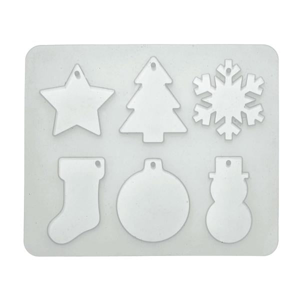 Silikon-Form Weihnachtsform 6tlg
