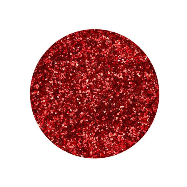 Bio Glitter fein, 10g, rot