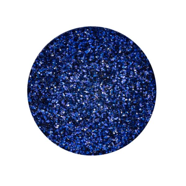 Bio Glitter fein, 10g, d'blau