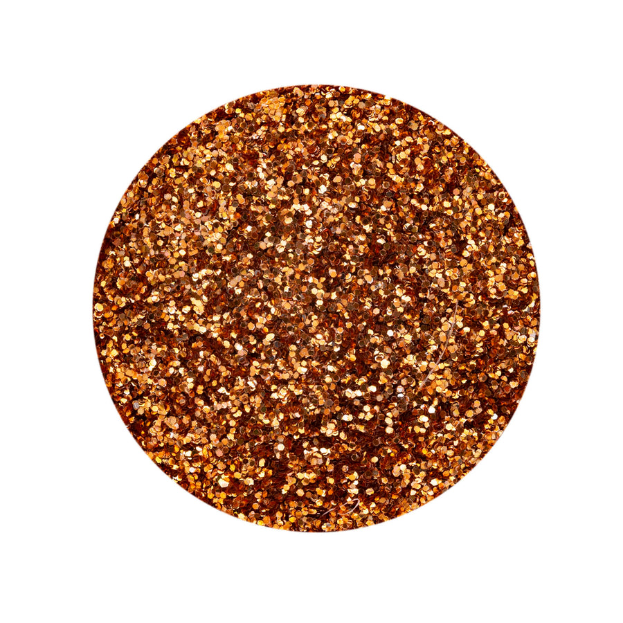Bio Glitter fein, 10g, kupferfarben - Kidis Art