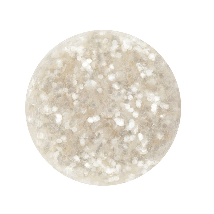 Bio Glitter fein, 10g, Weiss - Kidis Art