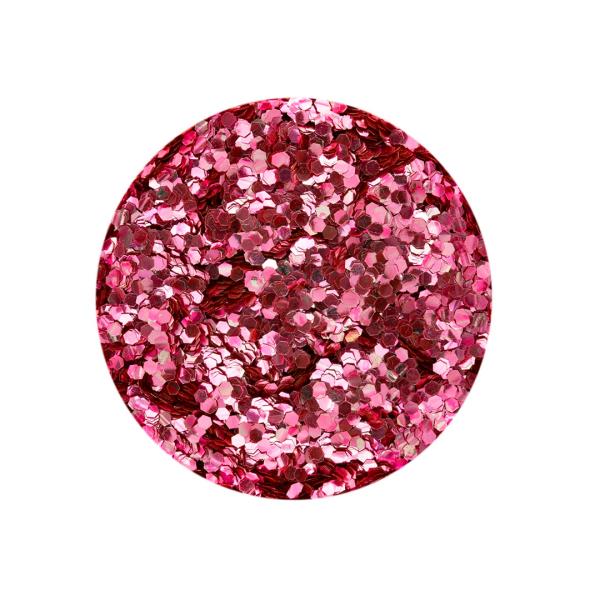 Bio Glitter grob, 10g, rosa