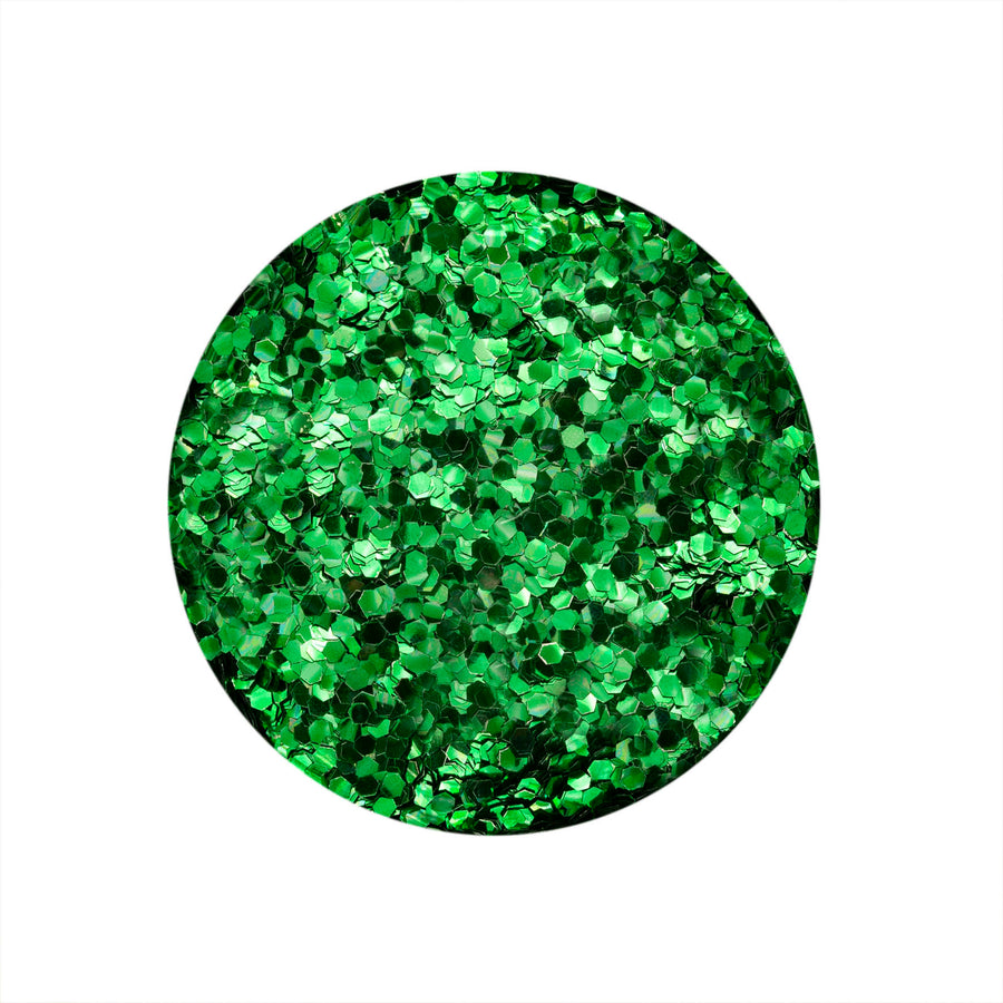 Bio Glitter fein, 10g, grün - Kidis Art