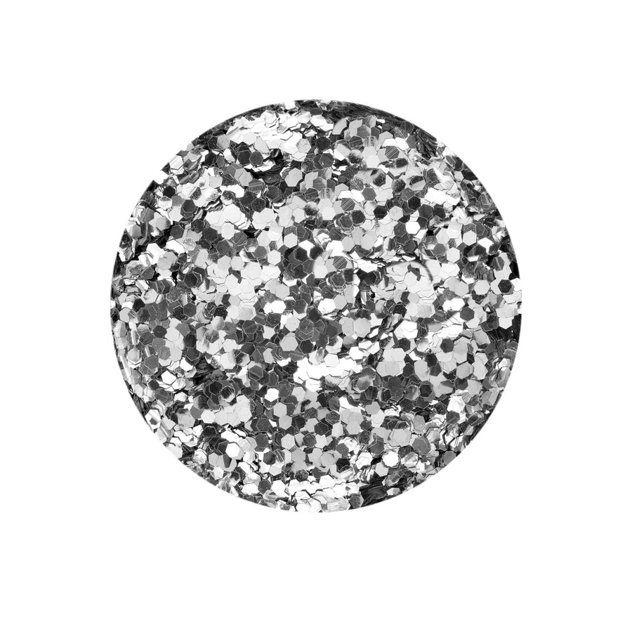 Bio Glitter fein, 10g, silberfarben - Kidis Art