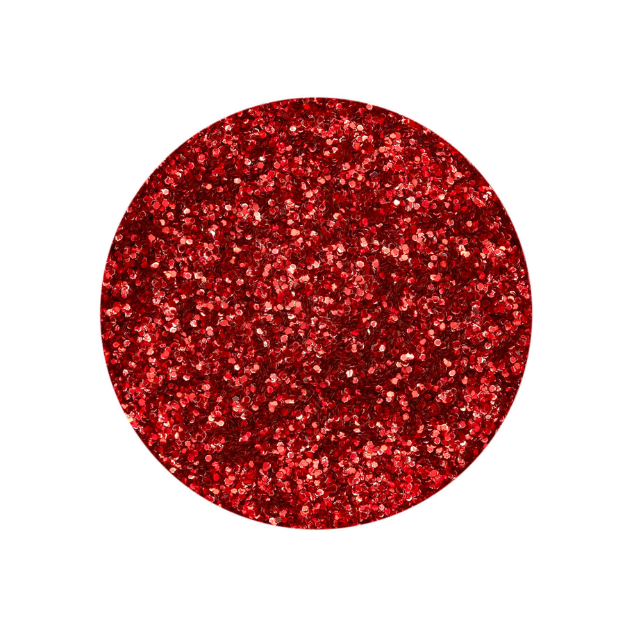Bio Glitter fein, 10g, Rot - Kidis Art