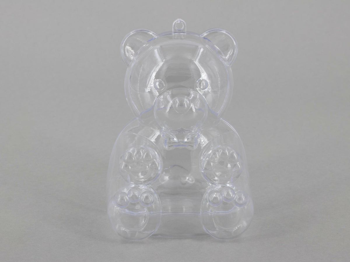 Kunststoff Bär, teilbar, 11x7x7 cm