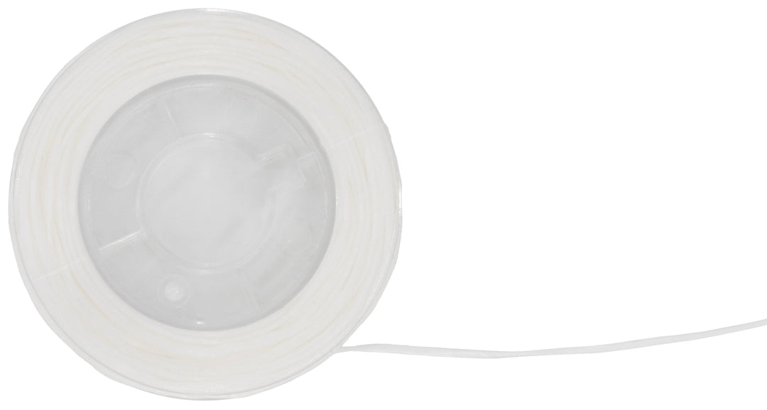 Elastische Kordel, weiss 1,2mm,10m