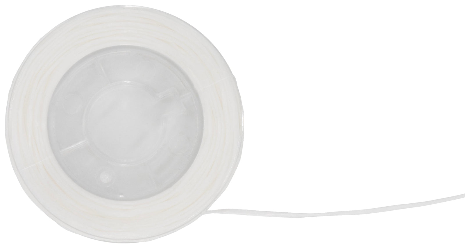 Elastische Kordel, weiss 1,2mm,10m