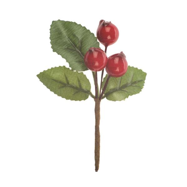 Deco-Beeren, rot 12mm