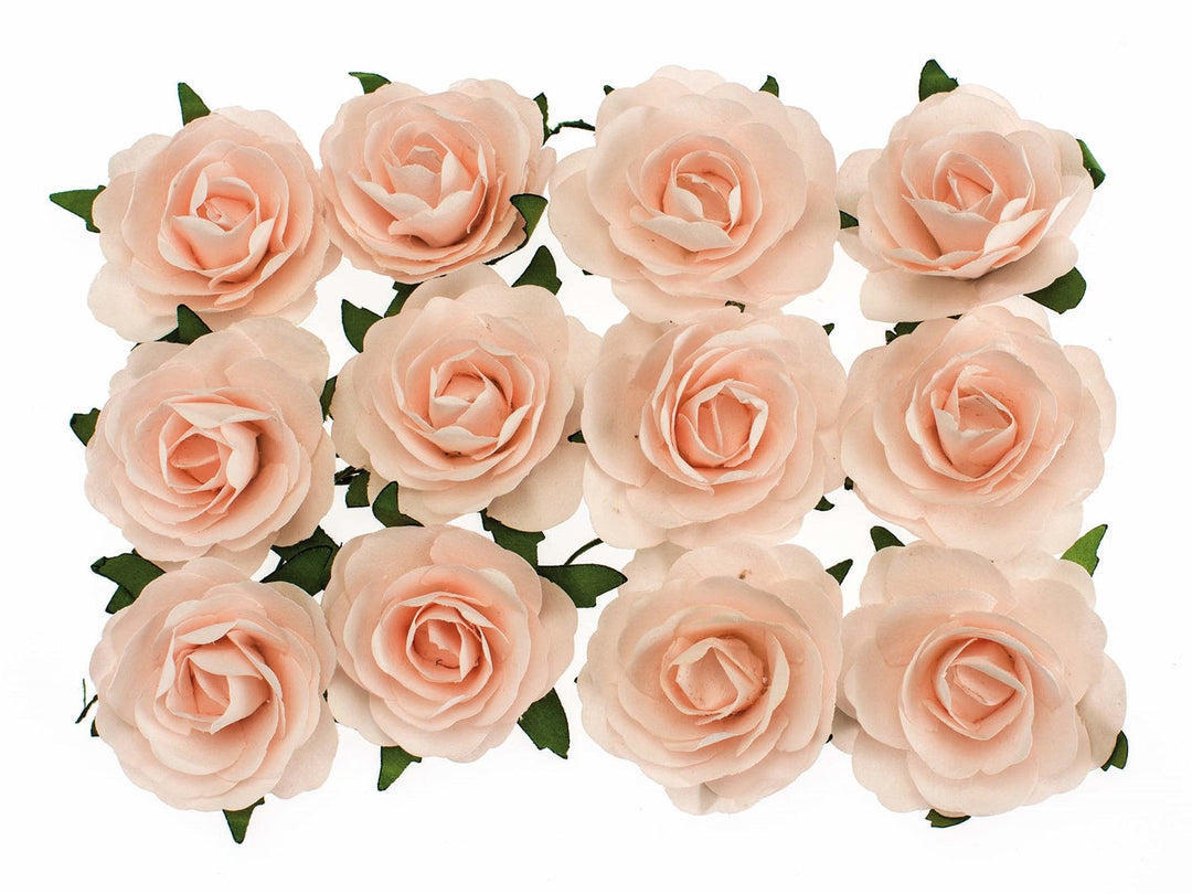 Röschen rosa mit Draht