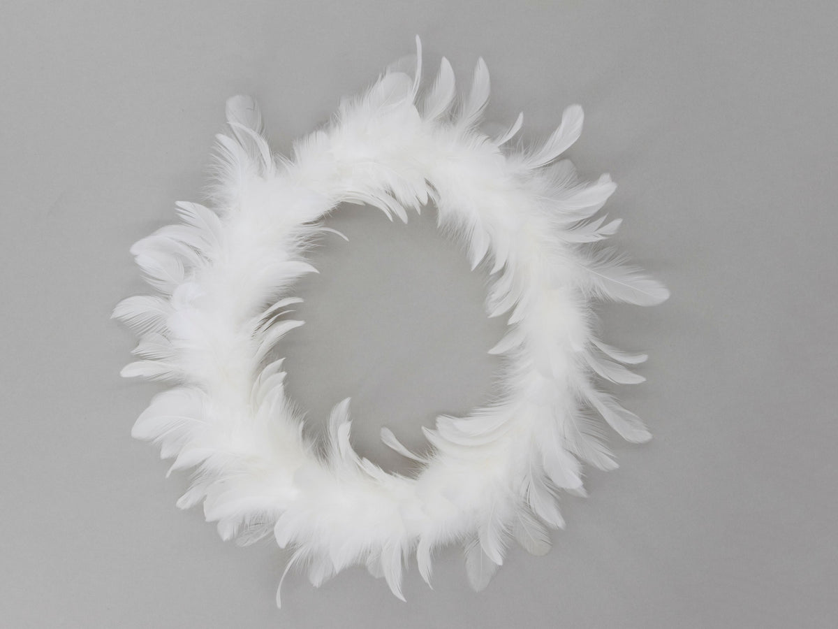 Feder-Kranz Dia: 26cm