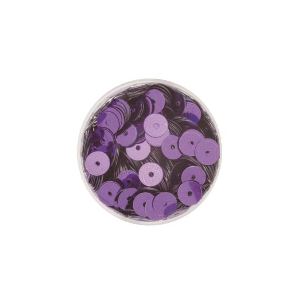 Paillettenscheiben lila 6mm 7gr