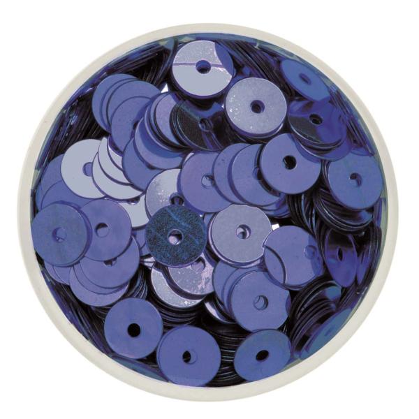Paillettenscheiben dunkelblau 6mm 7gr