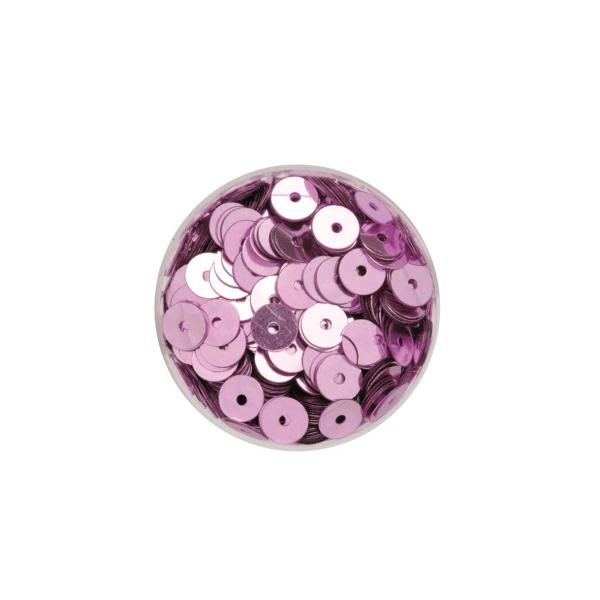 Paillettenscheiben rosa 6mm 7gr