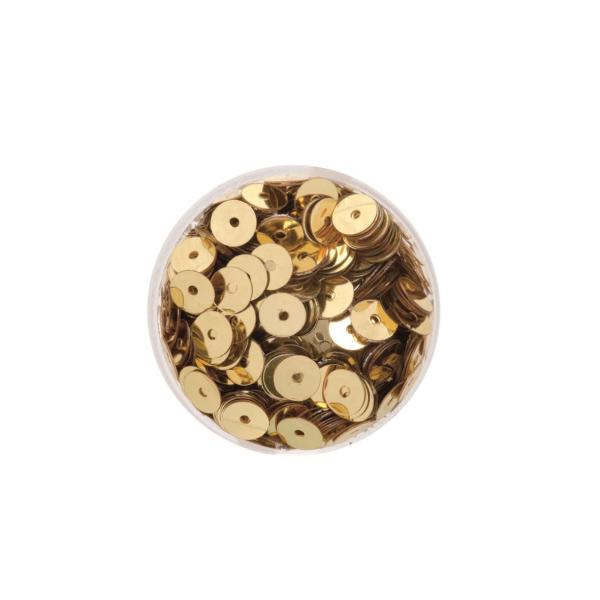 Paillettenscheiben goldfarben 6mm 7gr