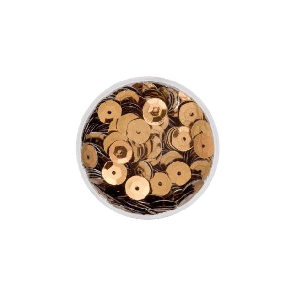 Paillettenscheiben braun 6mm 7gr