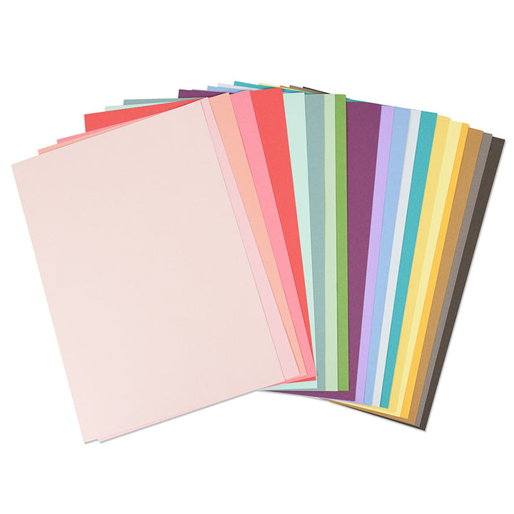Surfacez - Cardstock-Pack, 20 Farben, 80 Blatt