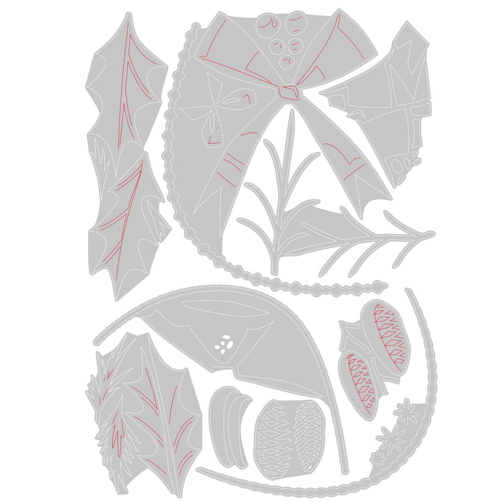 Thinlits Stanzset 10 Stück - Raumdeko by Tim Holtz