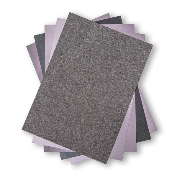 Surfacez - Opulent Cardstock A4 Holzkohle 50 Blatt