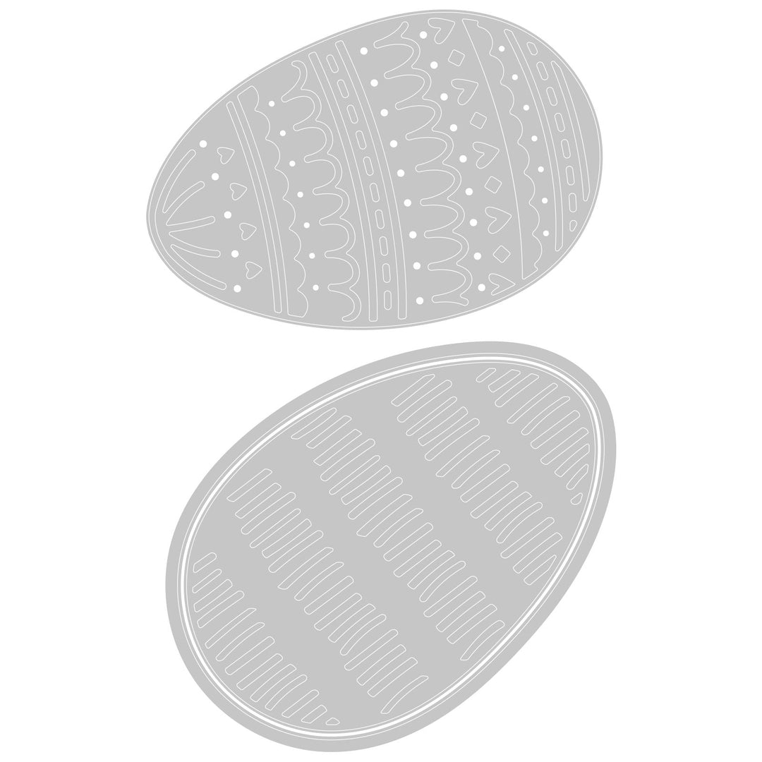 Thinlits Stanzset 3 Stück - Deko-Eier by Jenniger Ogborn