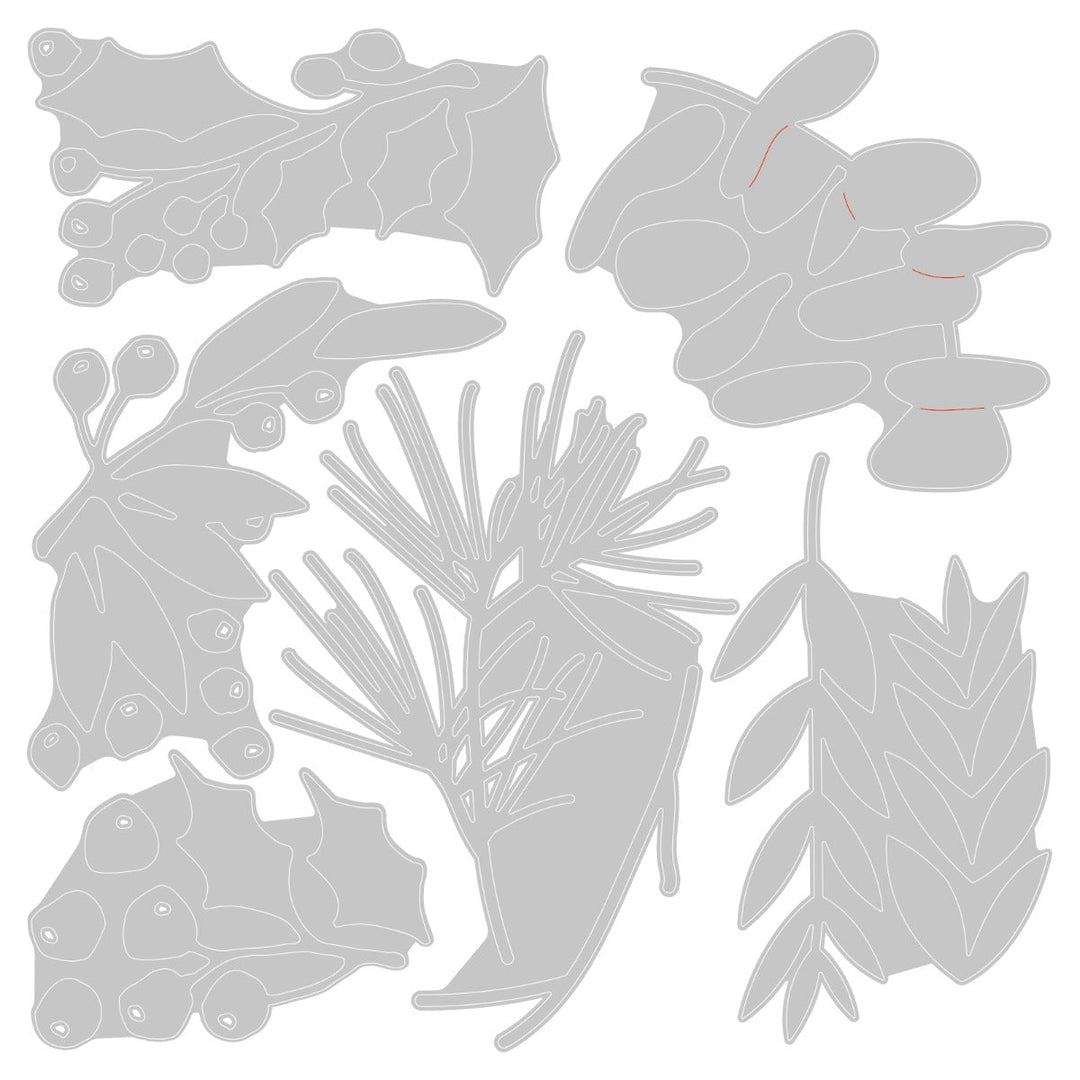 Thinlits Stanzset 6 Stück - Festliche Versammlungen von Tim Holtz