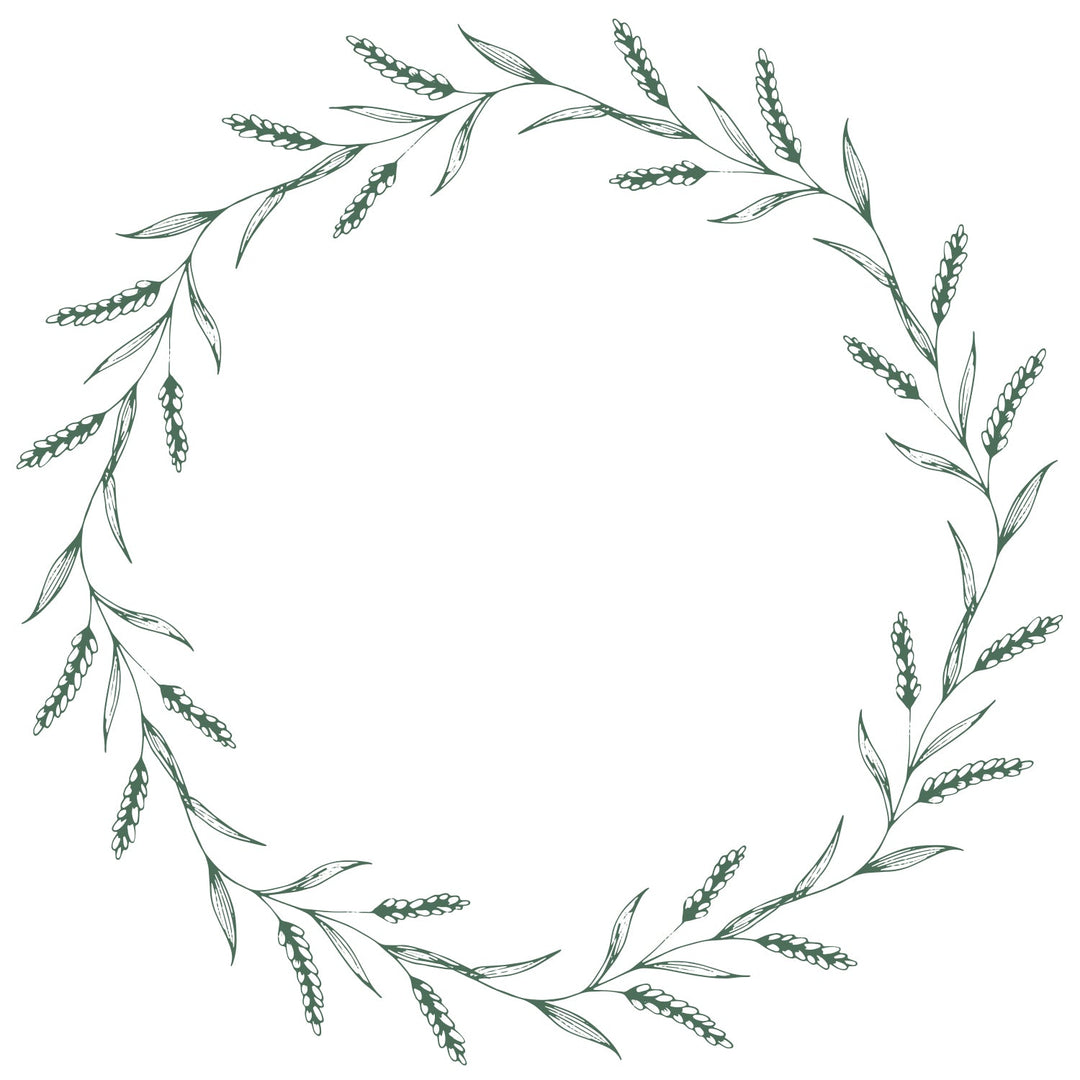 Timbres transparents, 17 pièces, Botanique du jardin par Lisa Jones