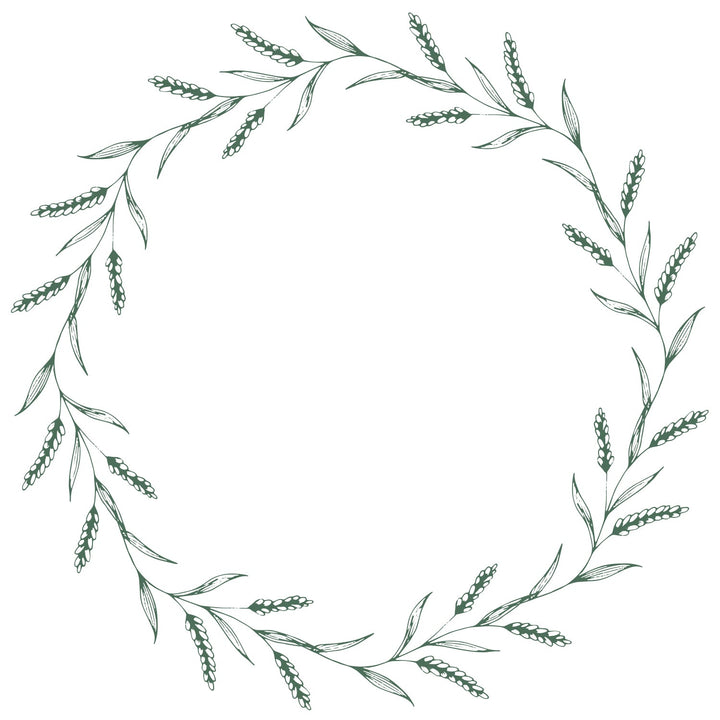 Timbres transparents, 17 pièces, Botanique du jardin par Lisa Jones