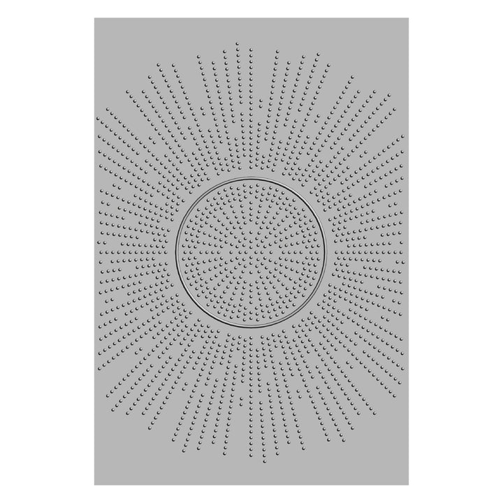 3-D Textured Impressions Prägefolder - Cosmopolitan, hell strahlen von Stacey Park