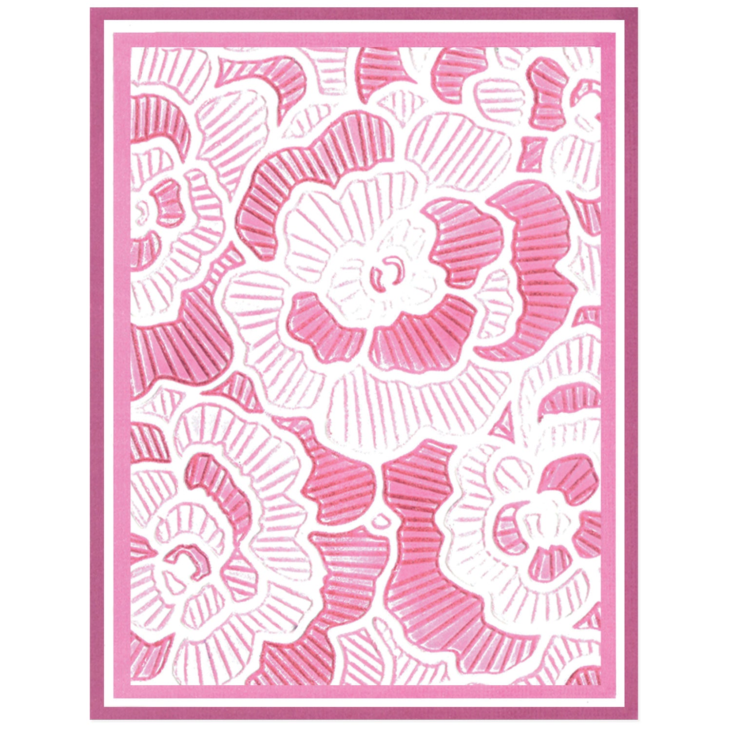 3-D Textured Impressions Embossing Folder Cosmopolitan, Sunday in the Park by Stacey Park