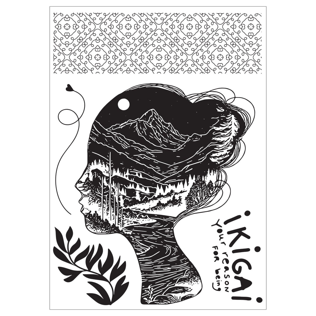 Studio Stempelset 5er-Pack / 3er-Pack Schablonen - "Ikigai" von Cat Kerr