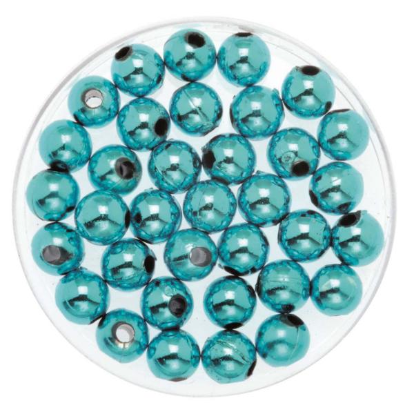 Dekoperlen 75 g 6mm hellblau