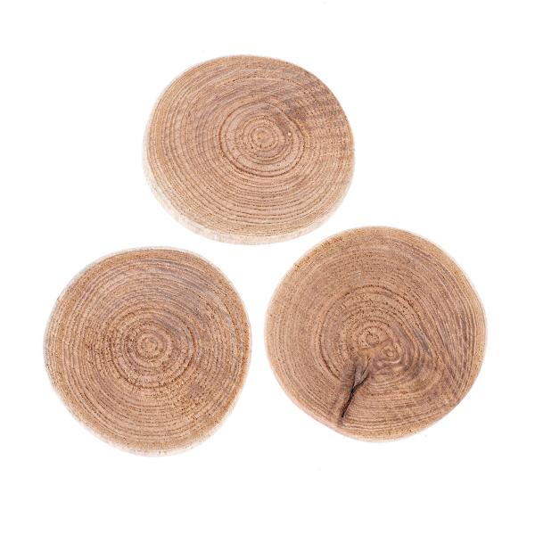 Holzscheiben, natur, Robinia 6-8cm, Dicke:0,5cm,20St.