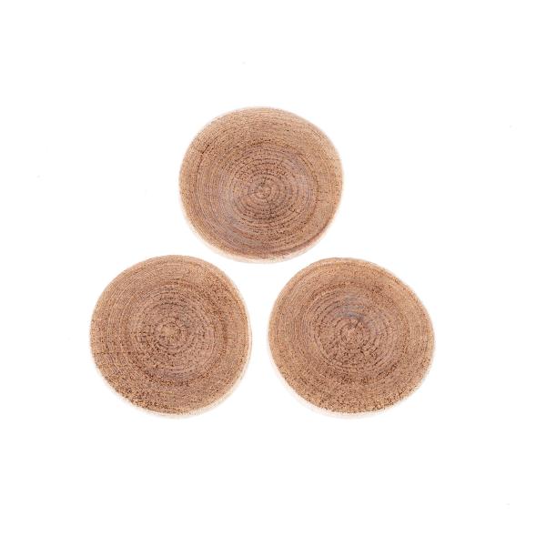 Holzscheiben, natur, Robinia 4-6cm, Dicke:0,5cm, 20St.